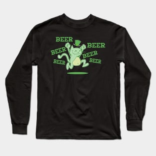 BEER CAT ST. PATS Long Sleeve T-Shirt